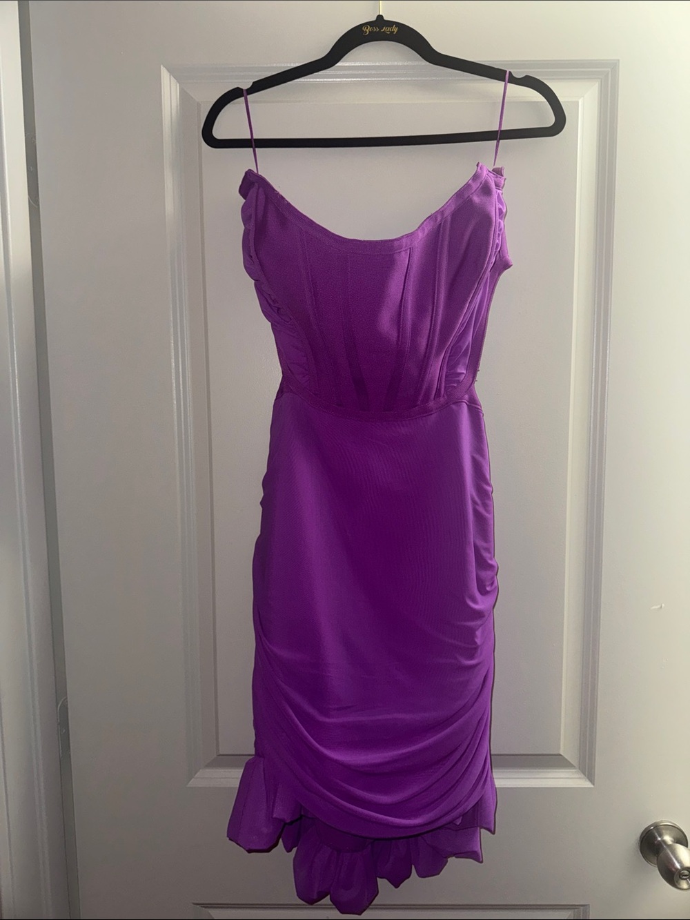 Fashion Nova Violet Spaghetti-Strap Mini Dress